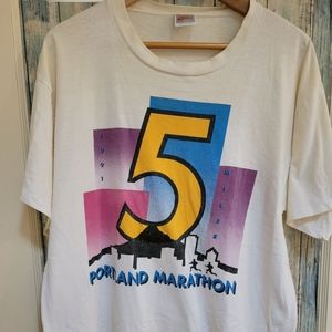 BOGO 50% OFF Vintage 1991 Nike Portland Marathon Tee